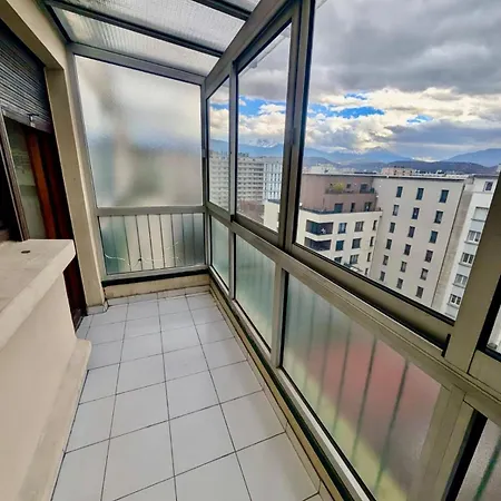 Apartmán 80 M2 - 8th Floor With Free Parking - 5 Guests Grenoble